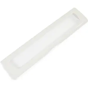 HECASA W10827015 AP5985816 PS11723190 Refrigerator Pantry Drawer Door Compatible with Whirlpool Refrigerator Plastic Clear White 67005903 Replacement only