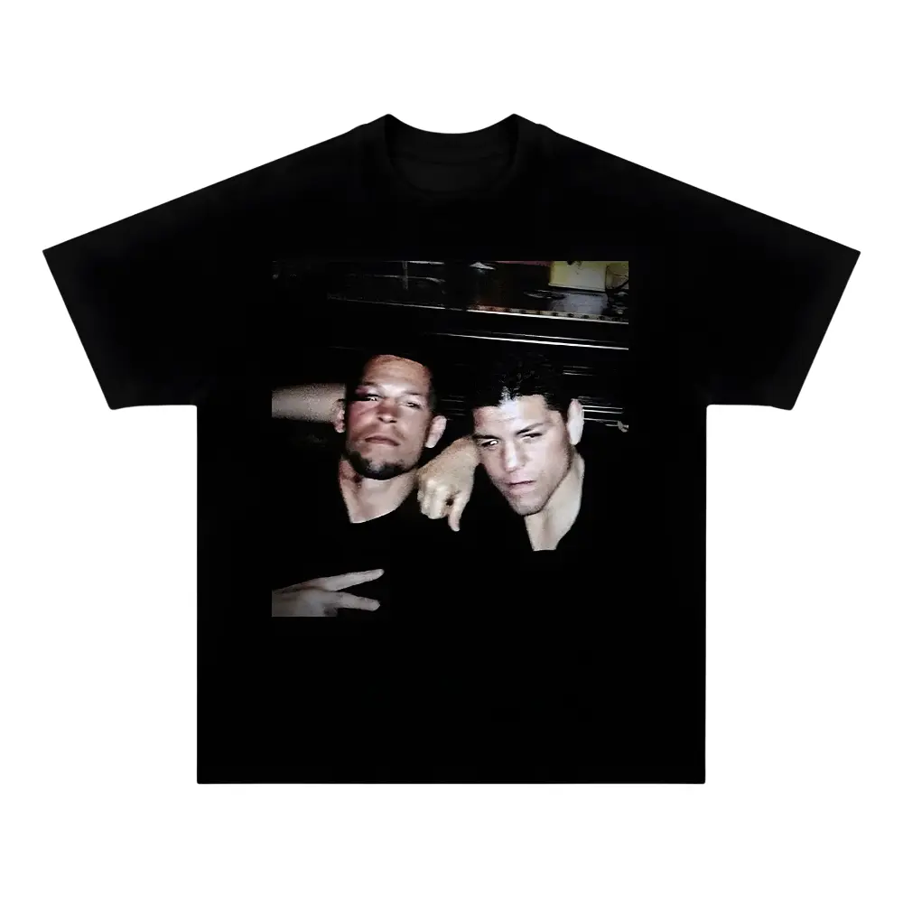 NATE DIAZ & NICK DIAZ T-SHIRT - MMA LEGENDS TEE, Nate Diaz shirt, Nick Diaz t-shirt, Diaz Brothers 209 merch, MMA legends clothing,  Streetwear Crewneck