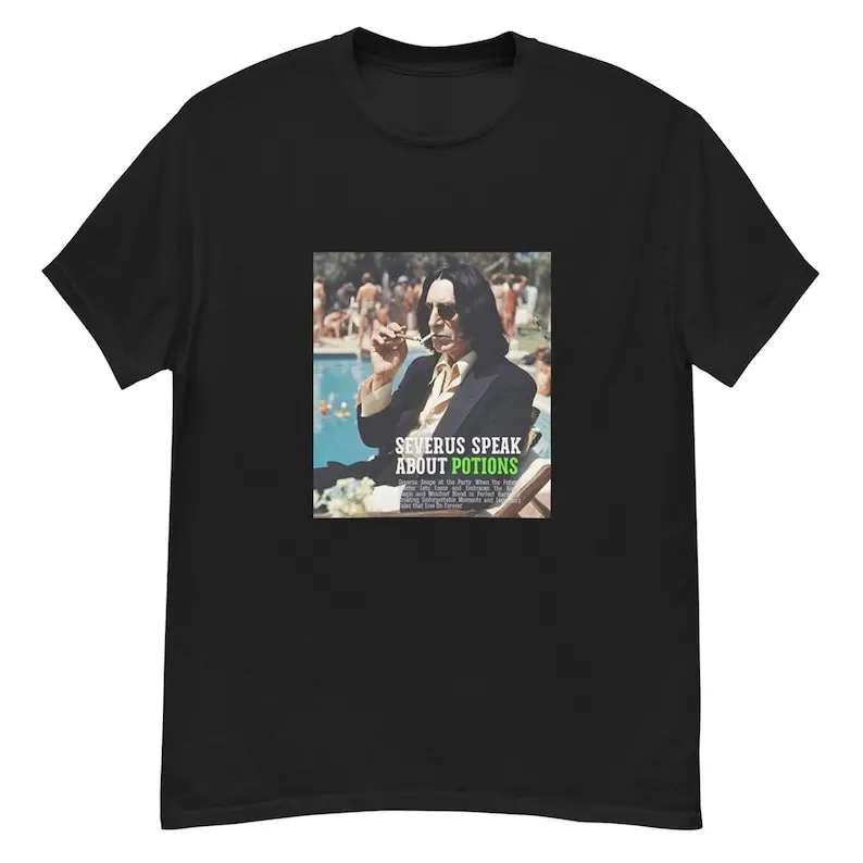 Severus Snape T-Shirt - Harry Potter Wizarding World Tee - Slytherin Professor Shirt - Magic and Potions Fan Apparel