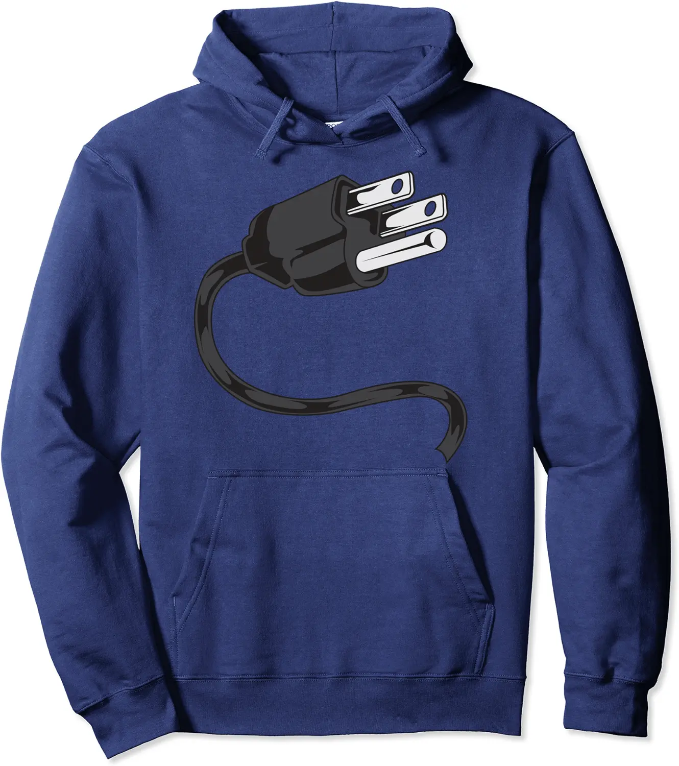 Electrical OUTLET PLUG And Socket Couples Costume Halloween Pullover Hoodie - Kevincifuen Shop 49B08K362L47