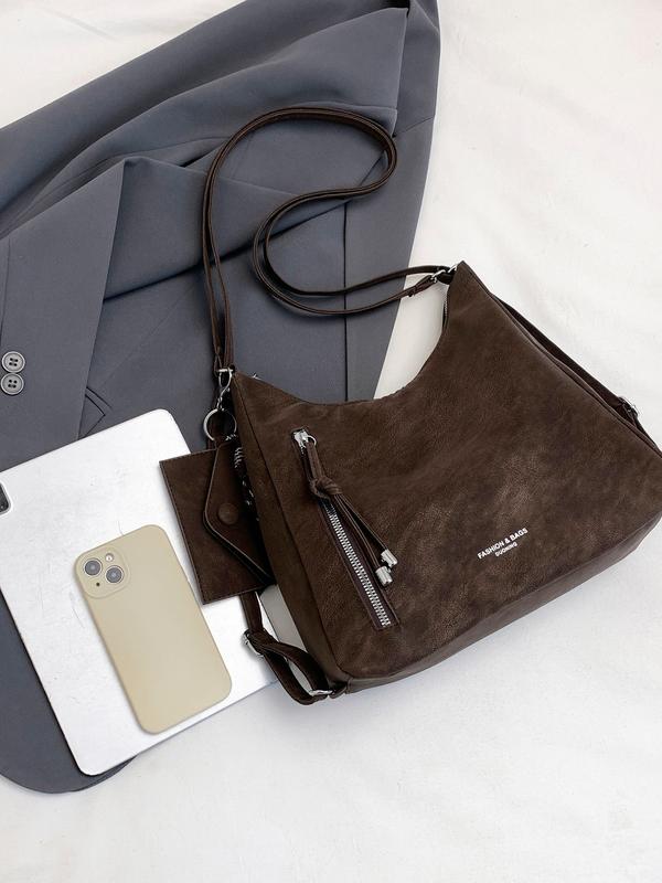 Women's Fashion Simple Shoulder Crossbody Bag, Durable Practical Daily Essential, Perfect Choice for Travel and Everyday Use, Vintage Style