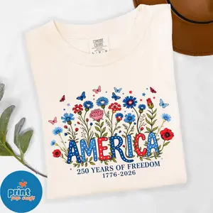 Comfort Colors USA 250th Anniversary Shirt, USA 250th Anniversary Independence Day Shirts, Semiquincentennial 1776 2026, USA Flag Day Shirt