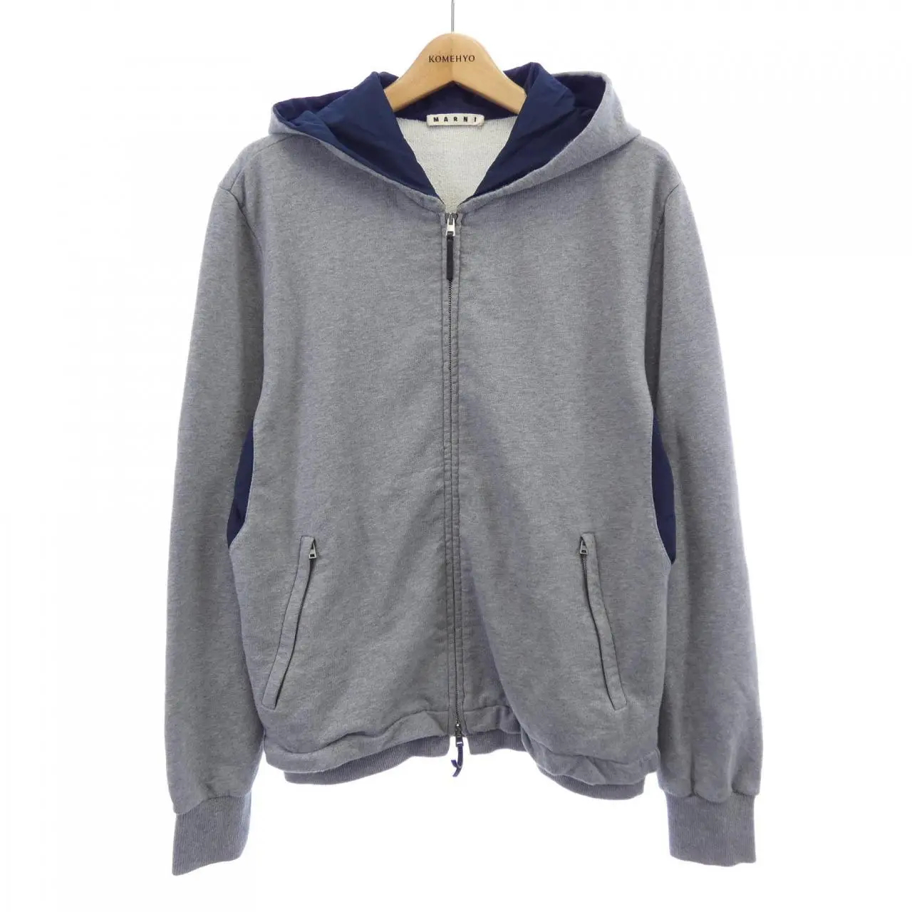 Pre-owned MARNI Cotton Small Leather Goods Hoodie