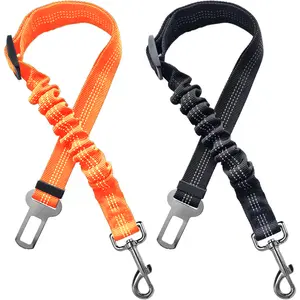 2 Packs Pet Dog Cat SeatBelts, Car Headrest Restraint Adjustable Safety Leads Vehicle Seatbelt Harness.USA Stock Ships Tomorrow! (Cats Included)