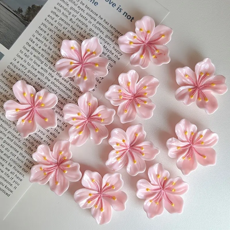 11 Cherry Blossom Magnets, Cute Decorative Fridge Magnets, Cute Magnetic Decor for Kitchen, Office, Whiteboard, Storage Cabinet, Dishwasher, Perfect for Holidays and Gifts