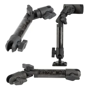 Locking Adjustable Forged Carbon Fiber Mounting Arms with Articulating Joint (various sizes)