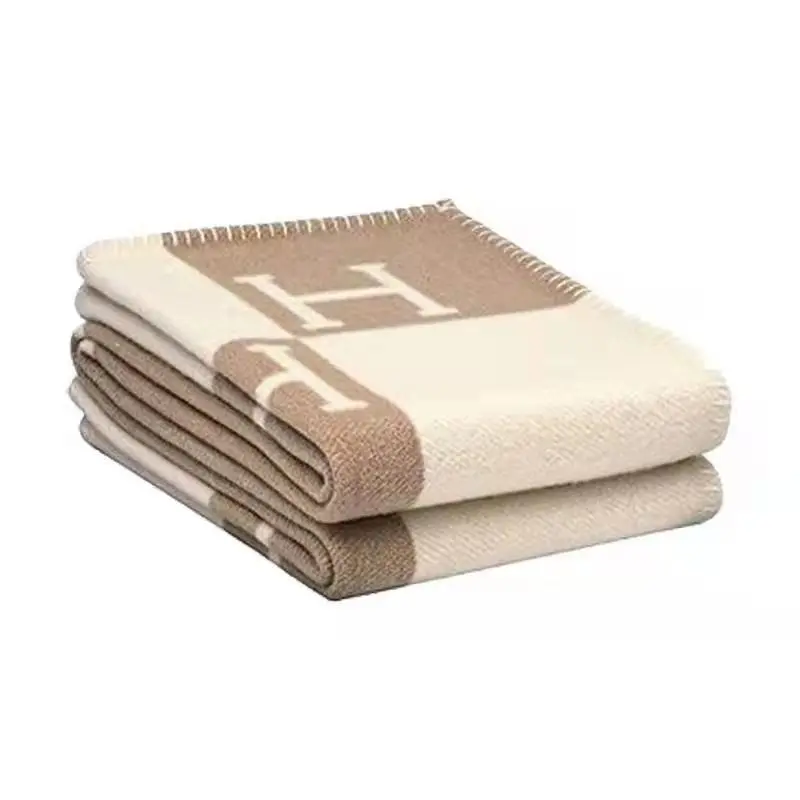 Trendy Fashionable New High-End Cozy H Blanket Patio Furniture Decor, Ultra-Soft, Ideal For Office Nap Sofa, Bed, Travel, Camping, All Seasons, Home Lightweight Comforter, Best Gift For Friends And Family