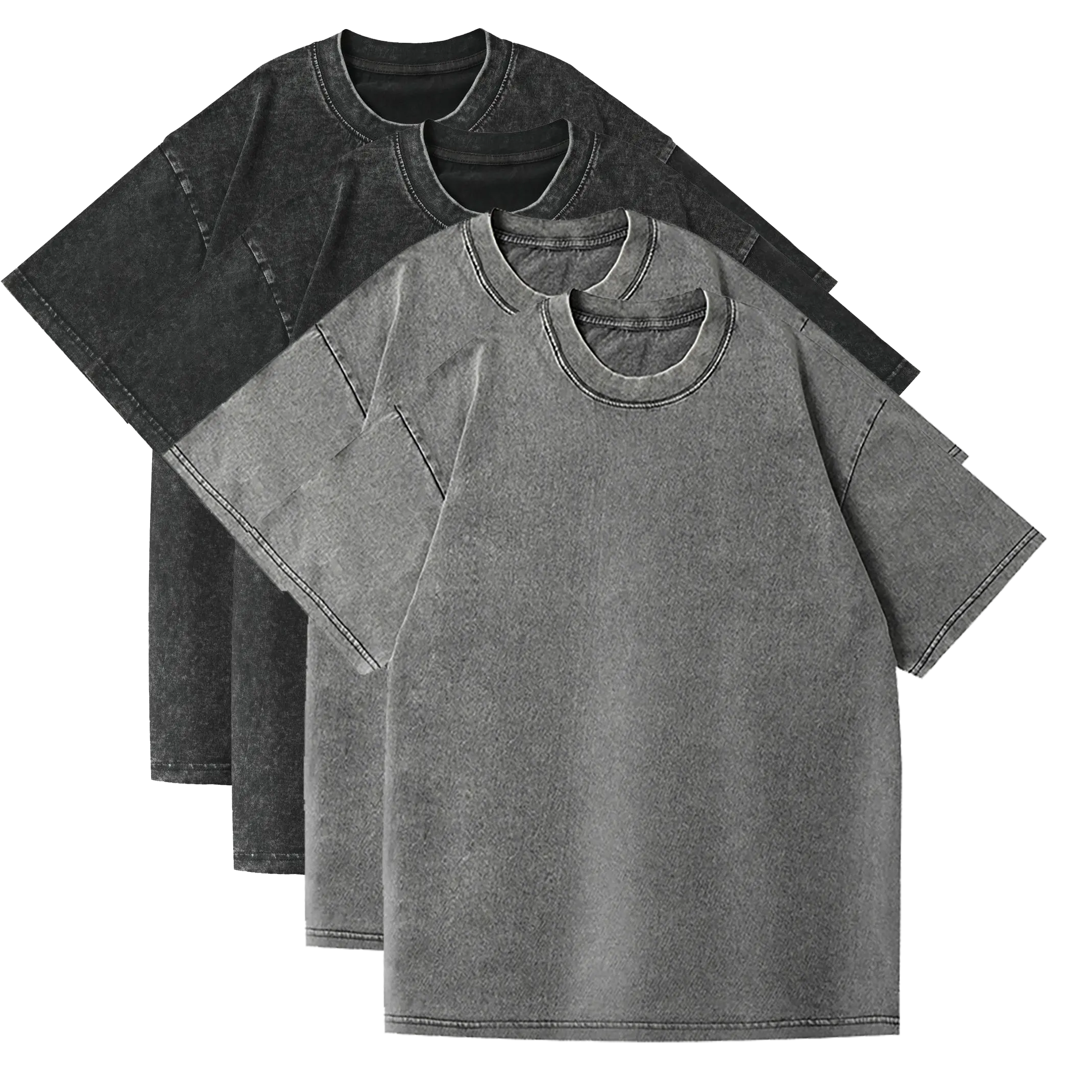 2pcs black+2pcs grey