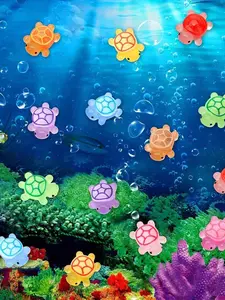 30pcs Glow in the Dark Turtle Charms - Mini Resin Ocean Animal Decor for DIY Crafts, Fairy Gardens,  Beach-Themed Activities，Random Styles， Beach Decorations, Whimsical Design, Lightweight Material, Handcrafted Details, Decorative, Art Charms