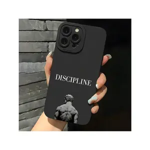 Discipline Christian Art Aesthetic Phone Case For IPhone 16 11 15 14 13 12 Pro Max XR Plus Case Black Phone Cases Christian Gifts For Men Boys Birthday Christmas Gifts For Men