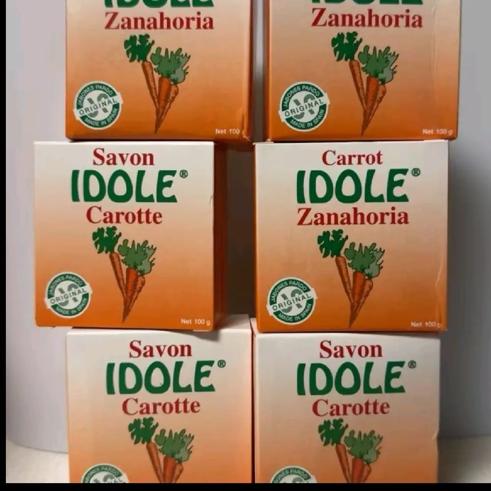6pcs Idole carrot soap 6pcs Idole carrot soap