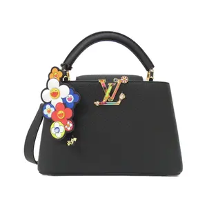 Pre-owned Louis Vuitton Calfskin Shoulder Bags CapucinesBB Taurillon Calf Bag