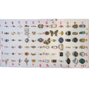 Live Jewelry F Silver Rings with Natural Crystals Dainty Statement Whimsical Everyday Ring for Elegant Outfits Collection Highlight Rose Quartz Amber Moonstone Crystals