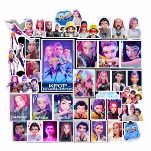 40 Pcs Hunter Girl Theme Sticker Set, Fun Anime Stickers for Notebooks, Water Bottles, Laptops & Party Supplies