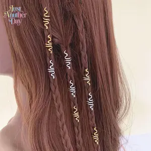 Boho Snake Hair Jewelry Pack Gold Silver Spiral Hair Cuffs for Braids Easy to Style for Festivals Concerts and Everyday Stylish Looks Ideal for Adding Tribal Flair to Your Hair
