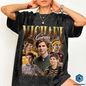 Michael Cera 90's T-shirt, Michael Cera Vintage Bootleg Rap Tee, Michael Cera Mineral Tee, Michael Cera Retro T-Shirt