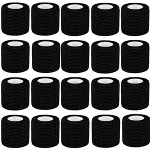 20 Rolls Breathable Self-Adhesive Bandages, Elastic Sports Tape, Athletic Tape for Ankle Wrist Finger Joints Knee Caps, Ideal for Athletes Daily Use