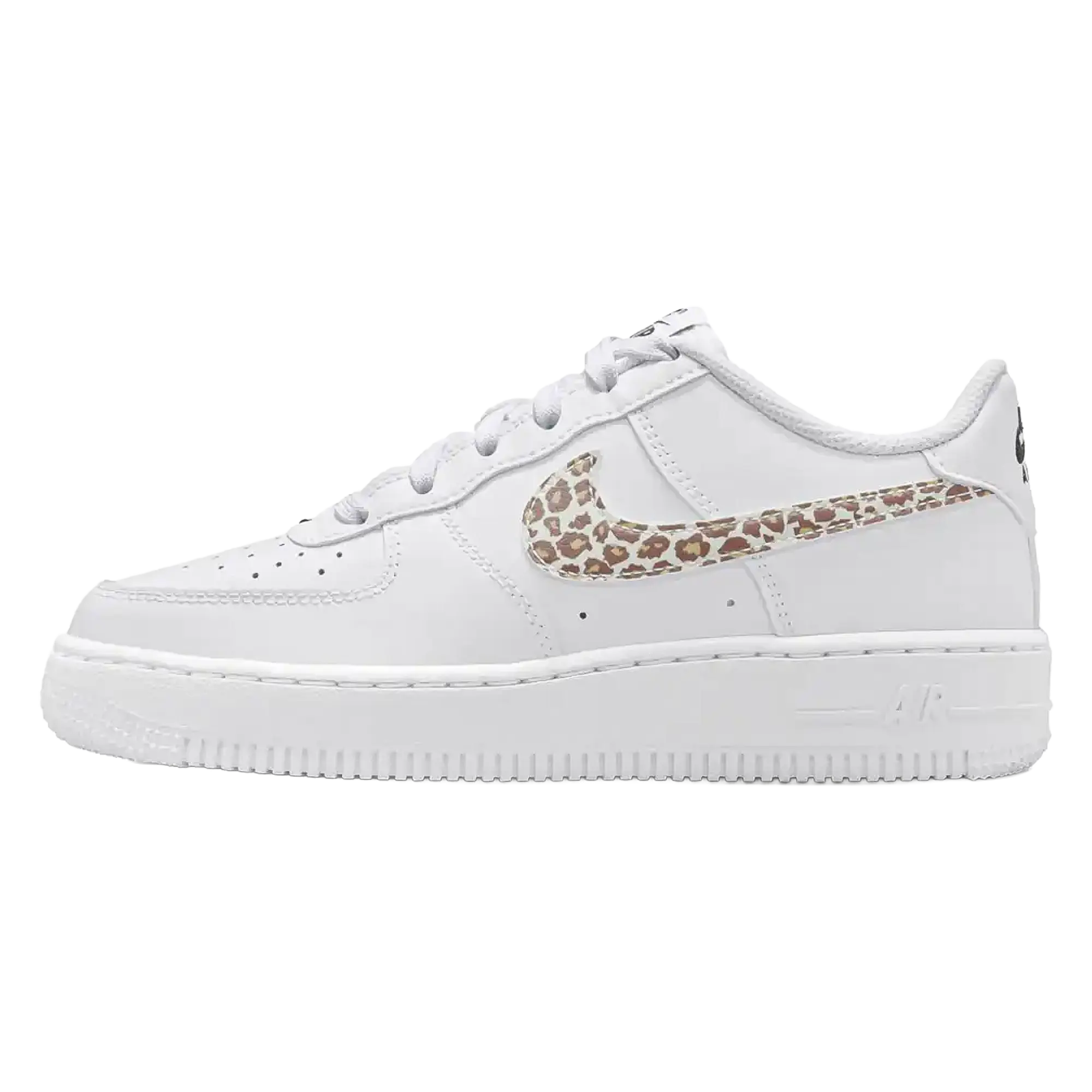 Air Force 1 Low GS "White Leopard Swoosh" IR0273 100