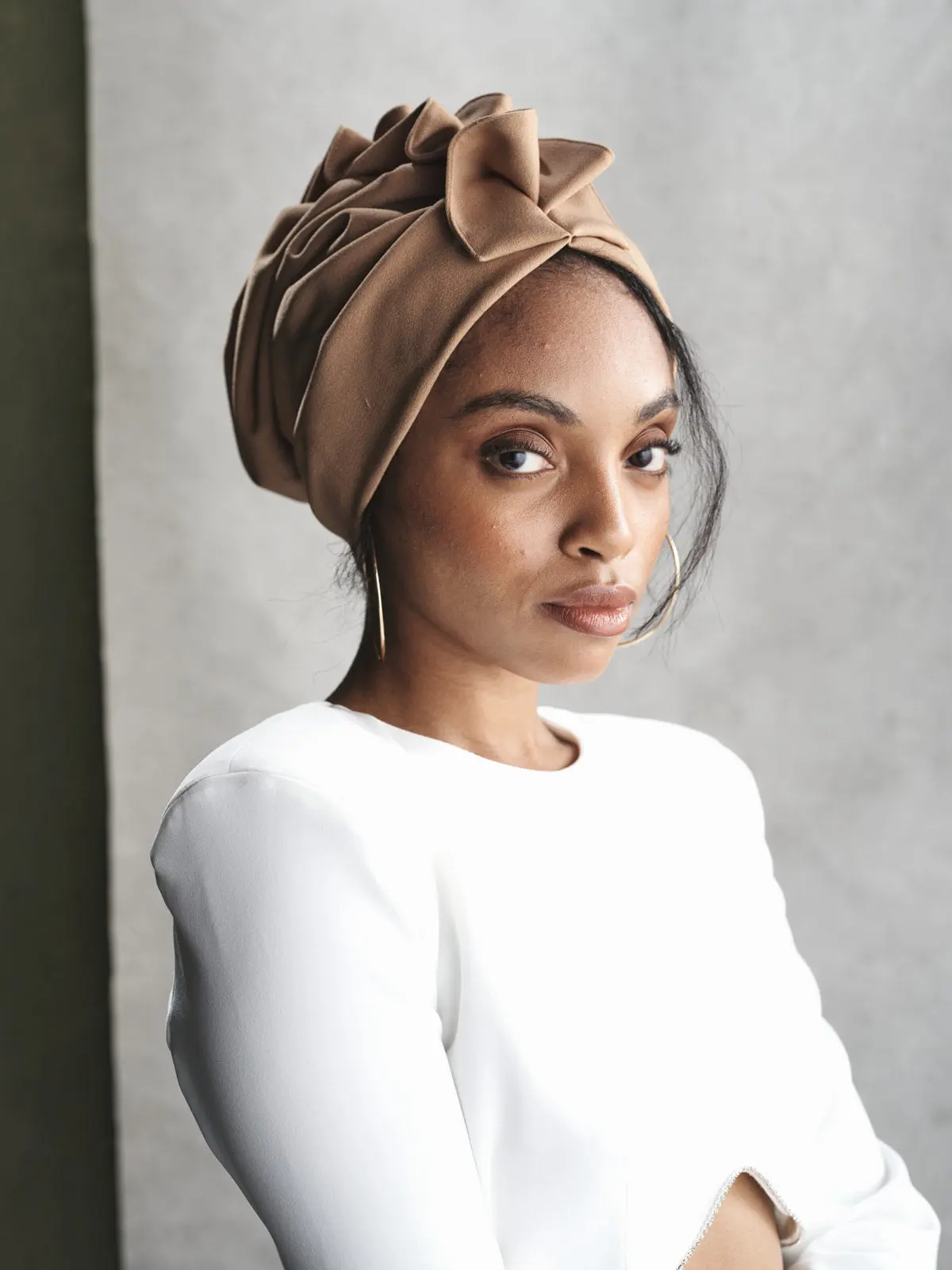 Surturbans French Twist Turbans - All Seasons Ready to Wear Stretchy Light Comfortable Soft Neutral Under tone One Size Fits Most Hand Wash Air Dry