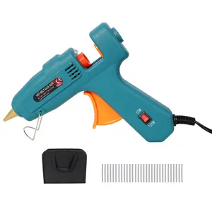 Two Temperature Hot Glue Gun, Professional Glue Gun, DIY Craft Repair Thermo Tool with 30Pcs Highly Viscous Glue Sticks, with Black Storage Bag