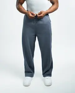 EKKO Blank Polar Fleece Straight Leg Sweatpants | 380 GSM | Warm Comfort Fit | Men's + Women's Sweatpants