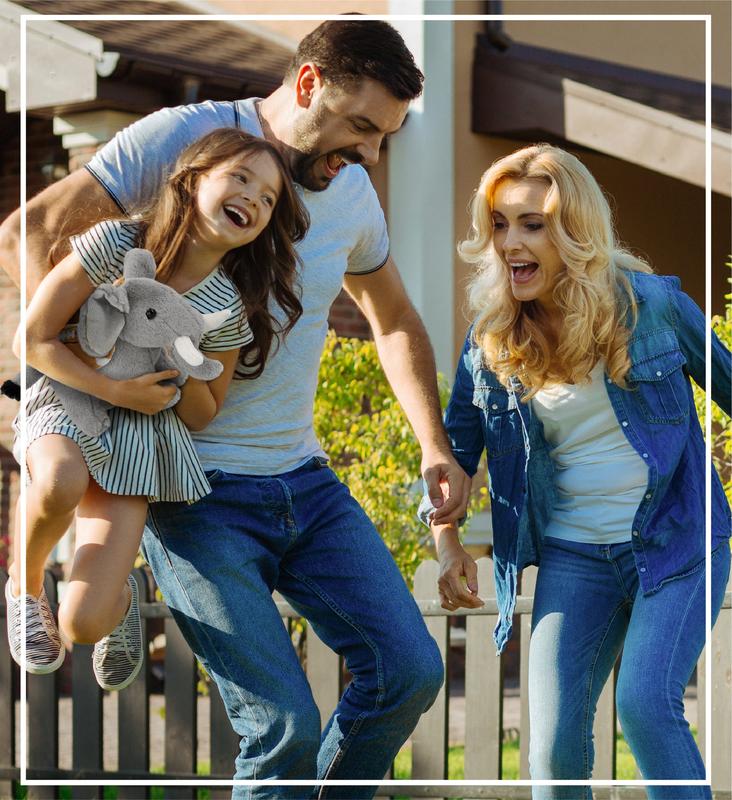 SUPER-SOFT PLUSH - STANDING ELEPHANT 7.5" WITH FOOTBALL PLUSH