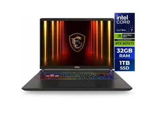 MSI VECTOR16HXA2 16 inch QHD Vector AI - Intel Core Ultra 7 255HX - NVIDIA GeForce RTX 5070 Ti - 32GB/1TB - Win 11 Pro