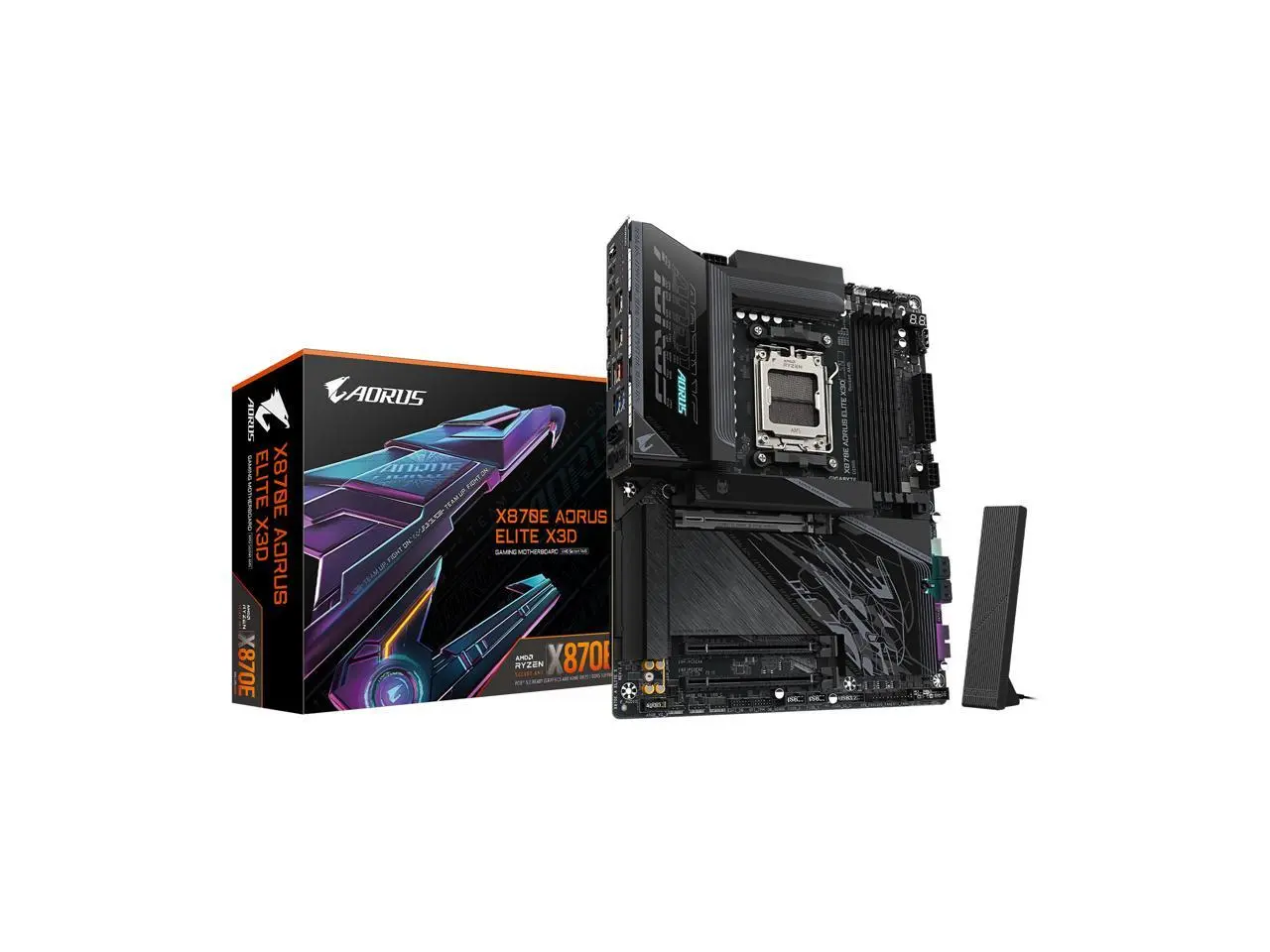 GIGABYTE X870E AORUS ELITE X3D AM5 AMD X870E ATX Motherboard GIGABYTE X870E AORUS ELITE X3D AM5 AMD X870E ATX Motherboard