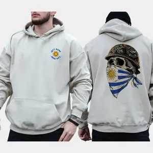 Uruguay Flag Skull Face Mask Hoodie, Dirty Hands Clean Money Hoodie, Blue Collar Men's Graphics Shirt, Uruguay Dad Gifts, Workwear Graphics Hoodie, Casual Mens Wear