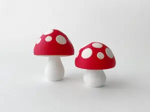 Mom’s Bouncy Mushrooms Fidget Toy Small and Large- - High-Quality 3D Printed Articulated Bouncy Mushrooms for Tabletop Tactile Play