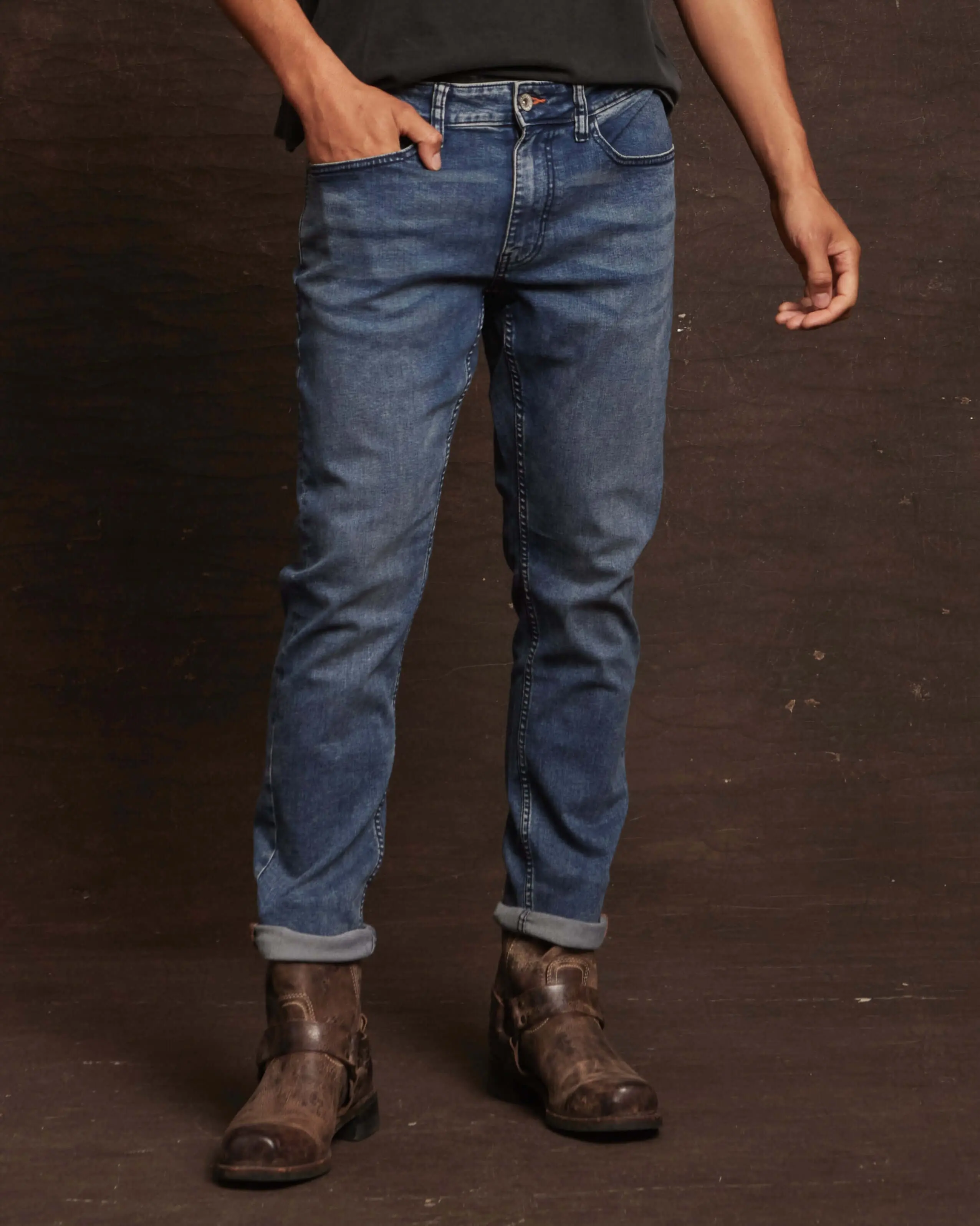 Slim Fit Denim Jeans In Niagara