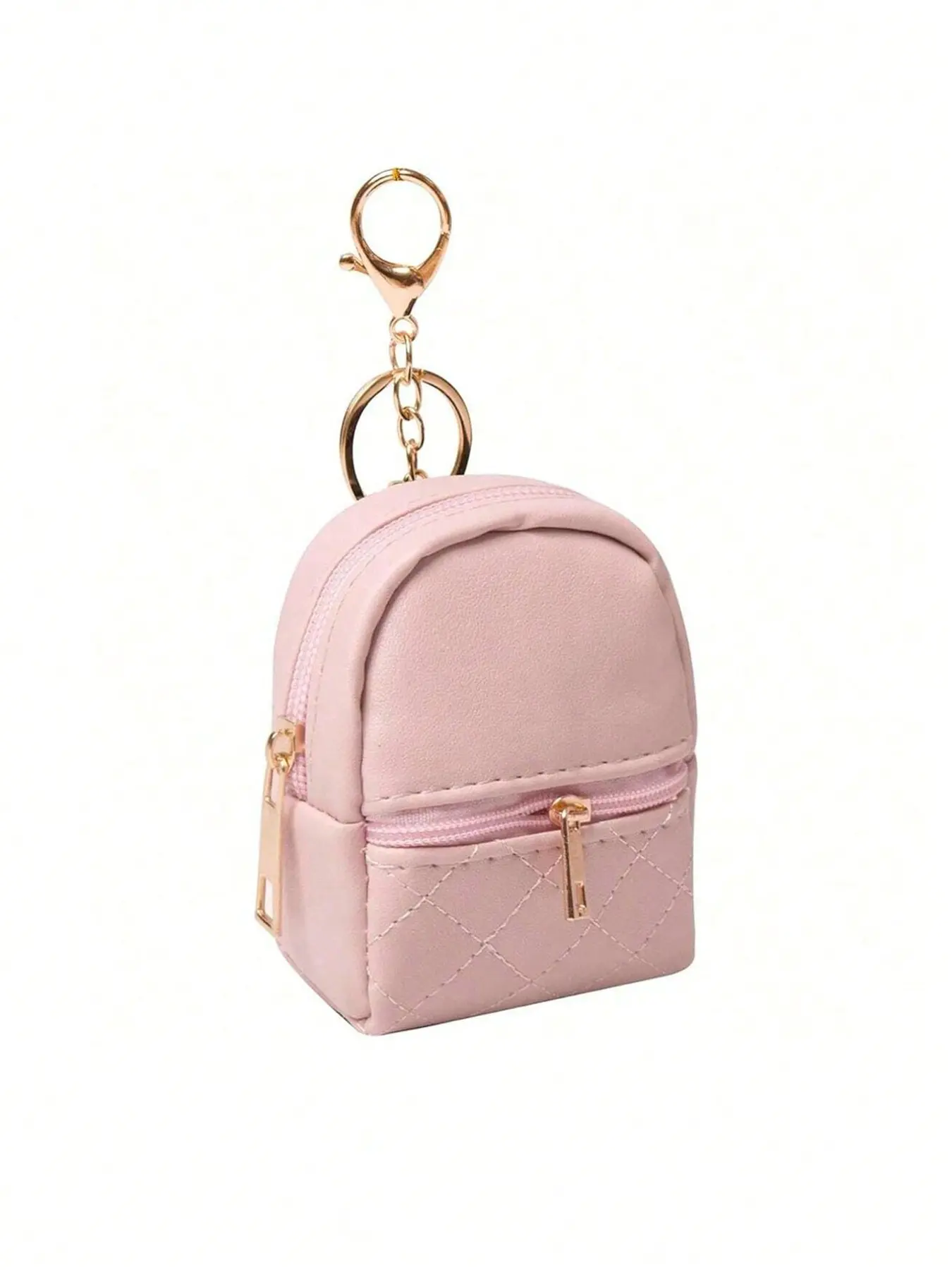 Mini Backpack Keychain, Cute Makeup Bag Keychain for Women, Small PU Makeup Bag Accessory, Men's Keychain, Zipper Pouch, Keychain for Bags, Gift for Friends