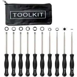 Carburetor Adjustment Tool Kit 10 Pcs Screwdrivers for Common 2 Cycle Small Engine, Trimmer Weed Eater Chainsaw Carb Tune up Adjusting Hand Tool