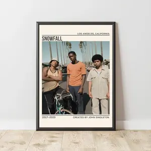 [SALE UP TO 50% - UNFRAMED] Snowfall Franklin Saint Vintage Poster Retro Wall Art Home Decor - Complimentary Delivery