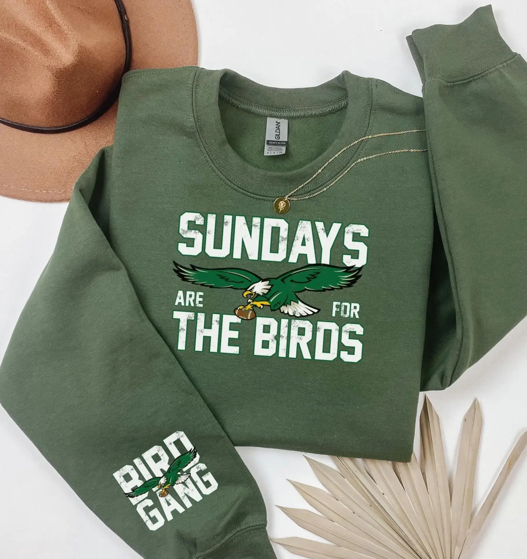 Vintage Philadelphia Football Sweatshirt T-Shirt, Football Fan Shirt, Sundays Are For Birds, Game Day Tee, Y2K Graphic Tee, men's clothing clothes merch, Gift For Him and Her