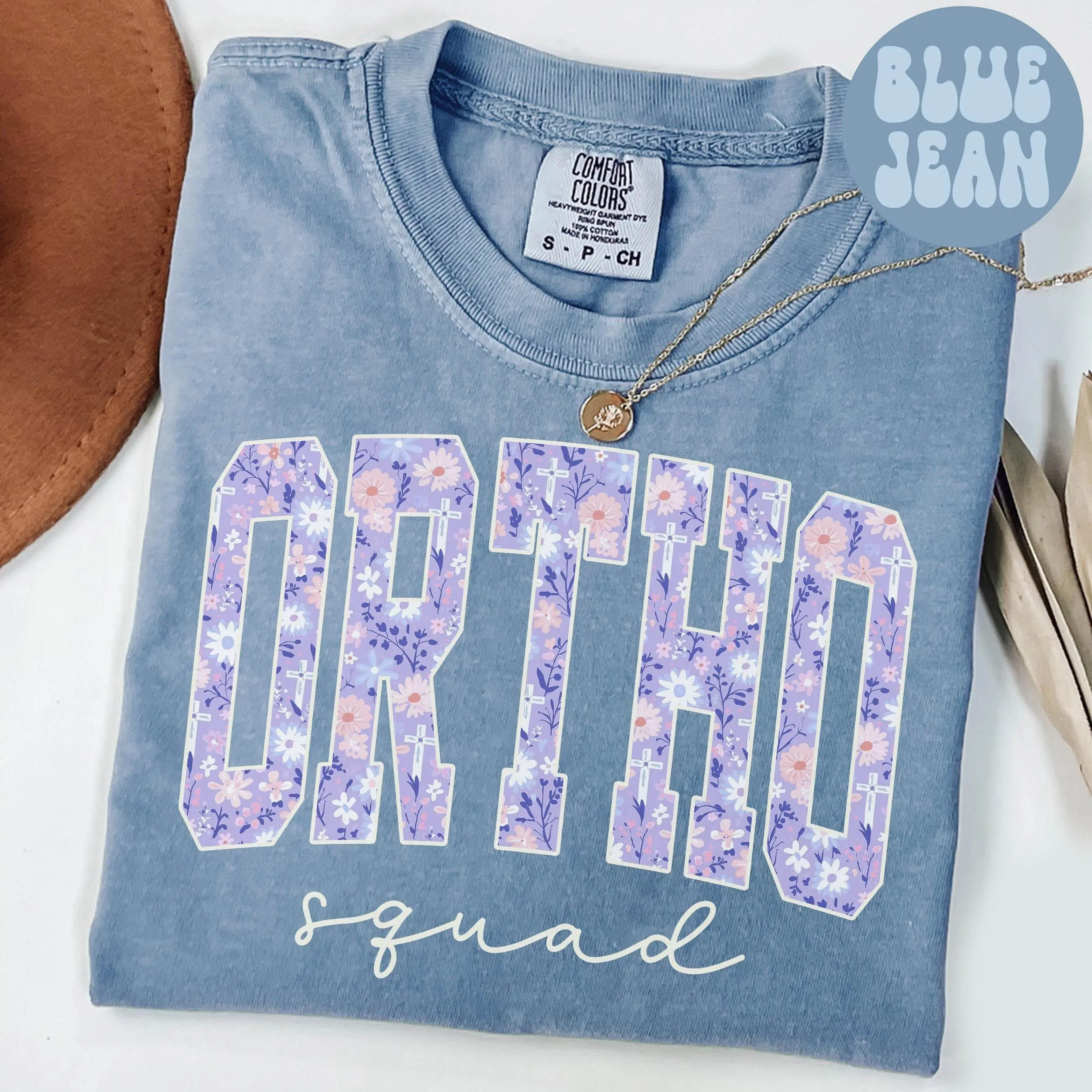 Comfort Colors Ortho Squad Matching Shirts, Christian Orthodontist T-Shirt, Orthopedic Tee, Dental Assistant Gifts, Orthodontic Office Team Crewneck Top