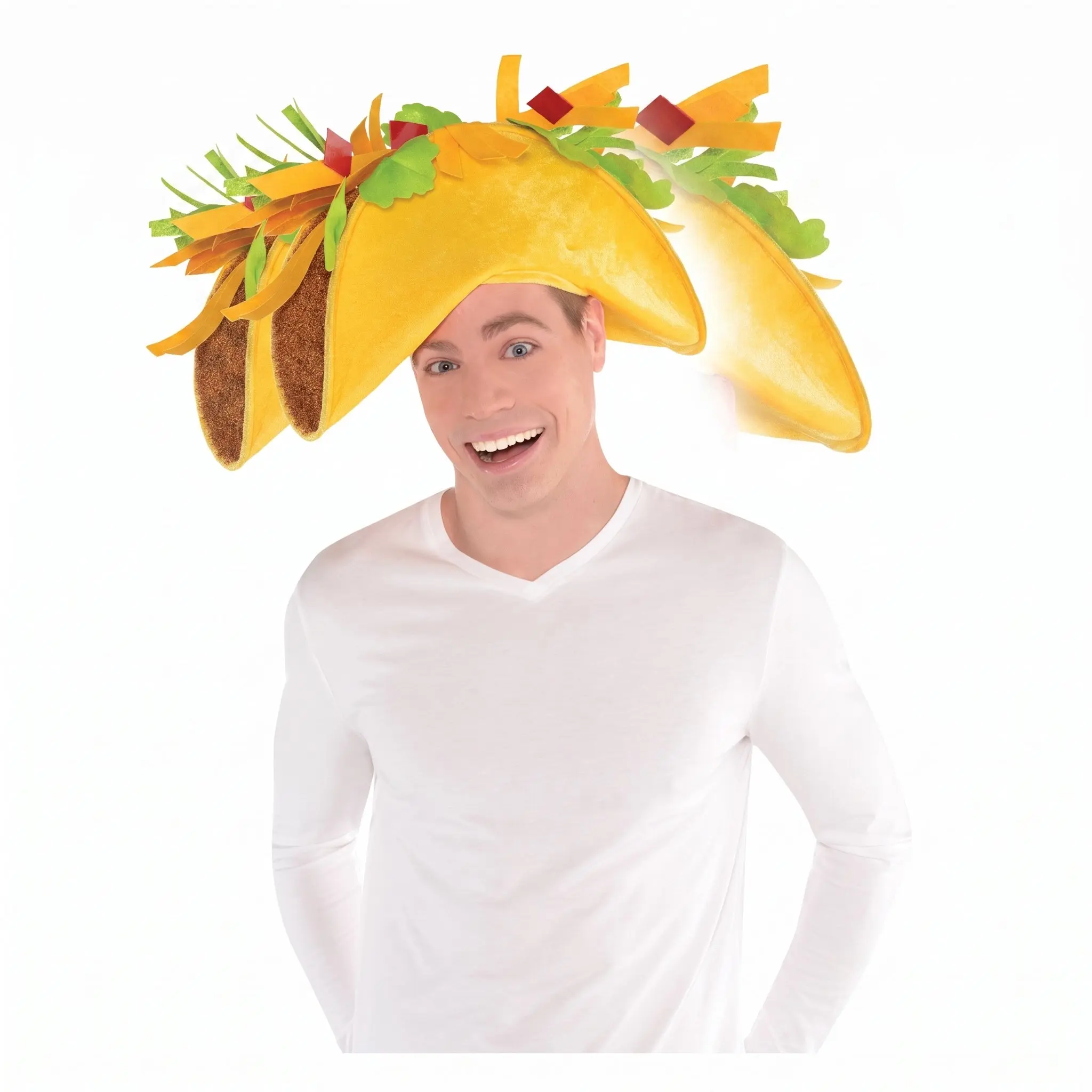 Fiesta Fun Giant Taco Hat - Novelty Wearable Accessory