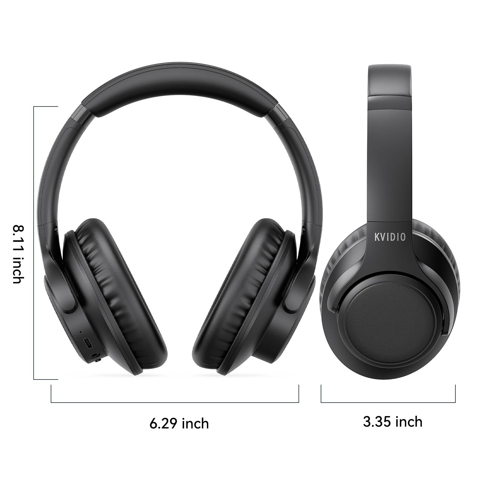 #TikTokShopBackToSchool  Bluetooth Headphones Wireless Over Ear, Up to 65 Hours Playtime, Hi-Fi Stereo Audio, Lightweight Foldable Design with Mic