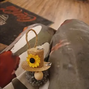 Fall sunflower scare crow gnome Decor