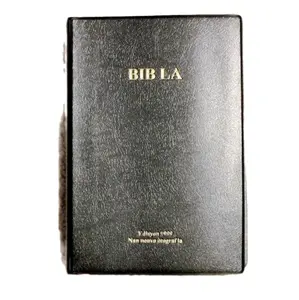 Regular Bib La - La Sainte Bible en Créole 1950 - 7022975995309410053 - 12 Points - Red Jesus Words - Color Maps - Annual Reading Plan Biblical Text Religious Text