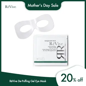 RéVive De-Puffing Gel Eye Mask - Hydrating Under Eye Masks for a Refreshed, Glowing Appearance - Made with Niacinamide and Bio-Renewal & Bio-Firming Peptides to Quickly Plump & Protect Skin