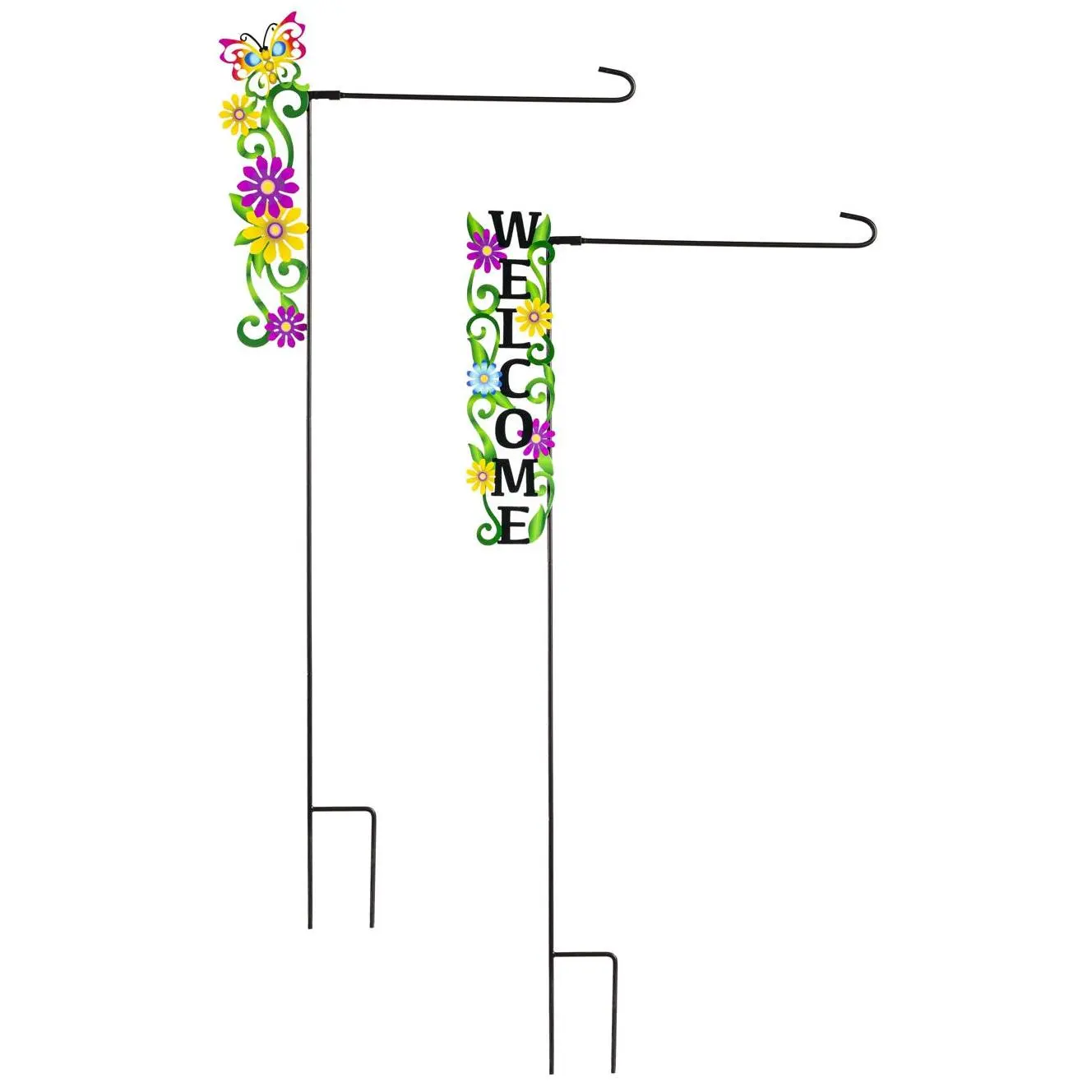 Decorative Garden Flag Stand