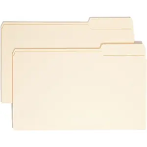 Legal Size File Folder with 1/3-Cut Tab Right Position, 100 per Box (15333)