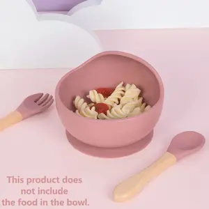 Silicone Suction Bowl for Babies, Baby Feeding Bowl, Ideal for Baptism Gifts & First Birthday Gifts, Toddler Bowl for Infant Feeding, Silicone Feeding Utensils
