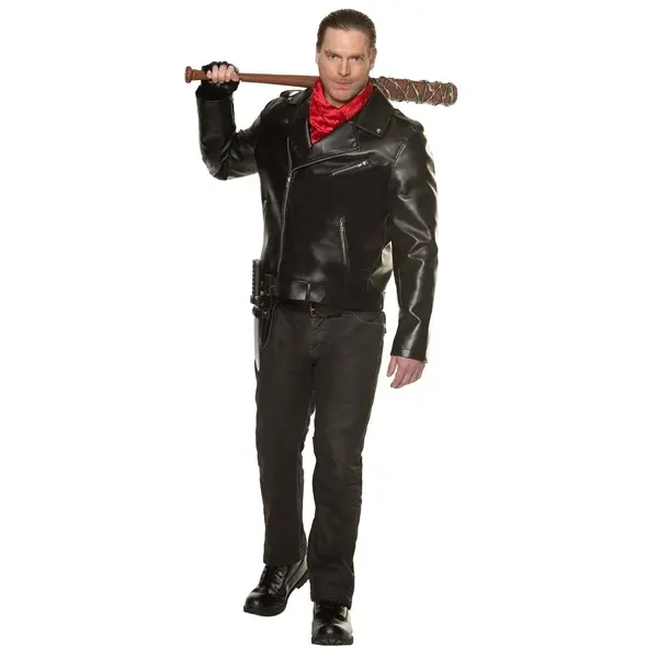 The Walking Dead Men's Negan Biker Jacket Costume