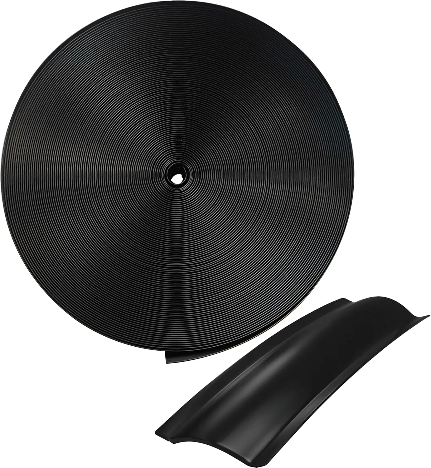 1" RV Trim Molding Insert, 100ft UV Resistant RV Trim Molding Exterior,  Heavy Duty Vinyl RV Screw Cover Trim (Black)