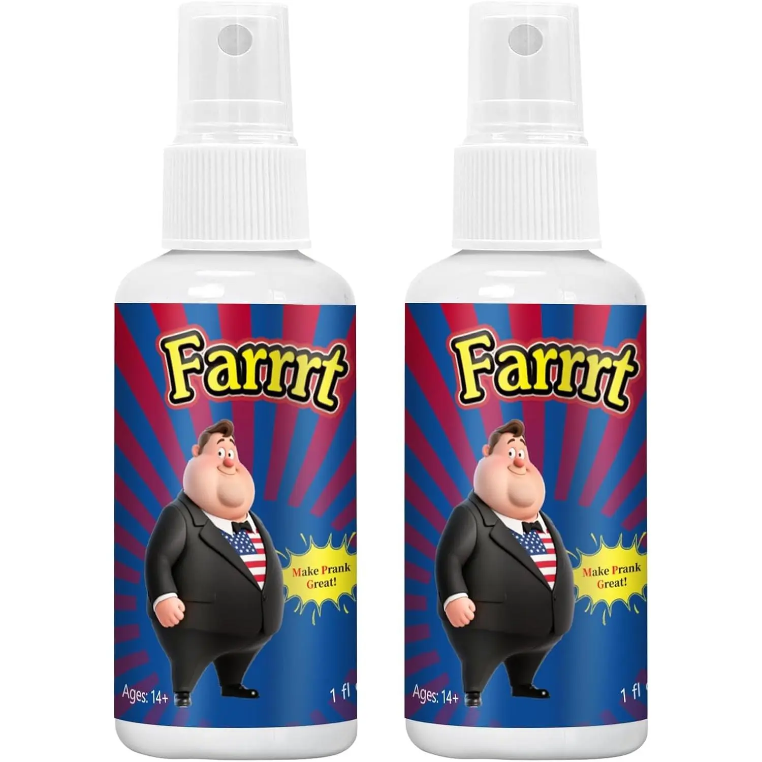 2Packs Stink Spray, Extra Strong Potent Stink Smell, Hilarious Gag Gifts, Funny Pranks Stuff for Adults, Stocking Stuffers for April Fools - Non Toxic Bad Gas
