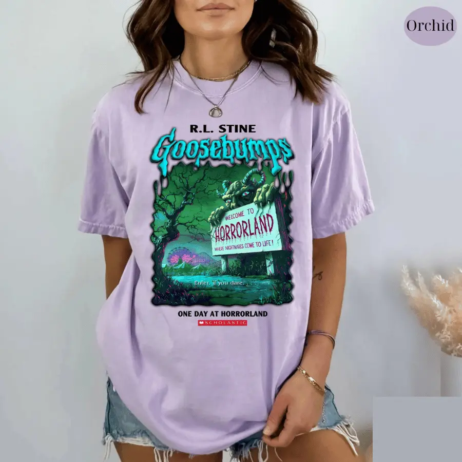 Goosebumps Halloween Shirt, Goosebumps Comfort Colors Shirt, The Haunted Mask Goosebumps T-Shirt, 90s Horror Movie Tee