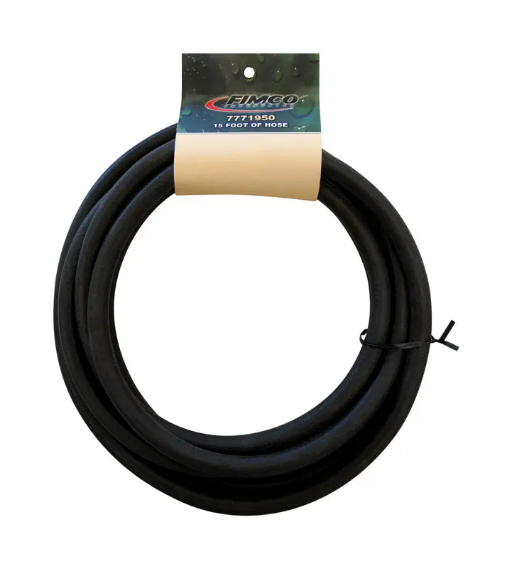 Fimco Black Lawn & Garden Sprayer Hose, 0.37 in. Diameter, 15 ft. Length, Flexible Hose Watering Equipment