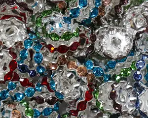 12MM Scalloped Wave Spacer Mix